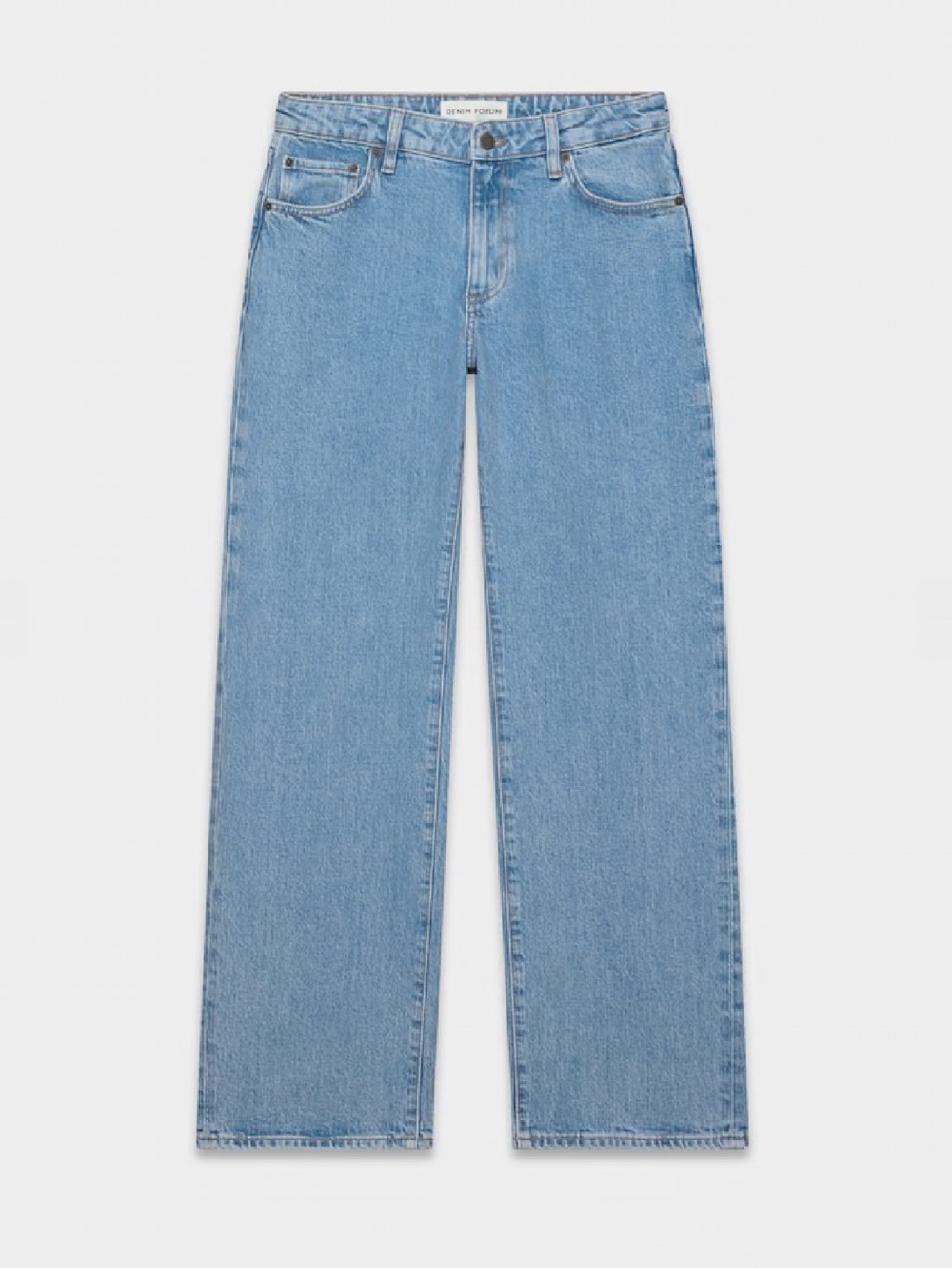 Denim Forum Salma Super Lo-Rise Straight Jean